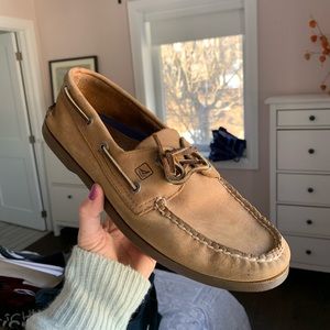 Men’s Suede Sperry Loafers